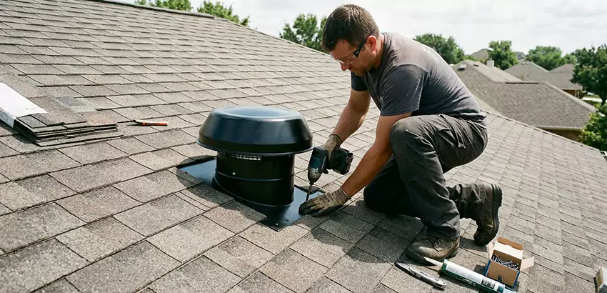 Roof Vent Fan Installation in Lexington