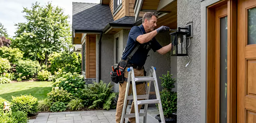 Outdoor and Exterior Light Fixture Installation in Lexington