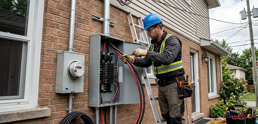 Outdoor Subpanel Installation in Lexington