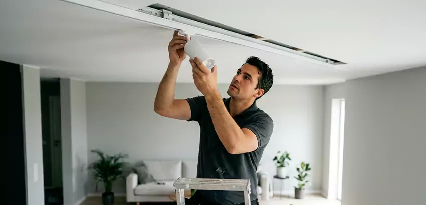 Recessed Track Lighting Installation in Lexington
